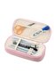 Pen Holder Pencil Case Multi-Function School Pen Holder Canvas Pink - 5