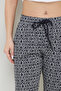 Women's Patterned Combed Cotton Capri - 6