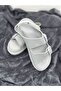 Unisex Gray Casual Sandals - Lightweight Sole Comfortable Summer Walking and Daily Use Slippers - 4