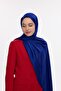 Idol Satin Janjan Shawl - Cobalt Blue - 4
