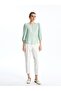 Lcwaikiki Classic Crew Neck Women's Textured Blouse - 2