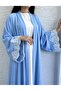 عباية إيليف باللون الأزرق الفاتح - 7