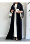 Black Ayça Abaya Set - 5