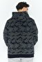 Boss Men Textured Long Sleeves Hoodie, Navy - 3