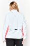 Women Sportswear Fit Long Sleeves Running Jacket, Light Blue - 4