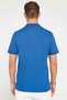 Men's Slim Fit Slim Fit 100% Cotton Plain Pique Indigo Polo Collar T-Shirt - 5