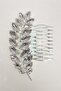 Bridal Hair Clip with Crystal Stone and Comb 1 Piece - 3