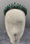 Pedro Model Elegant Bridal Crown Henna Crown Green Bridal Crown - 7