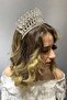 Anthracite Smoked Henna Model Bridal Henna Crown