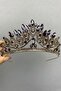 Purple Gold Bridal Henna Crown