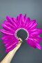 Fuchsia Bridal Henna Crown - Dali Feather and Stone Detailed Accessory - 6
