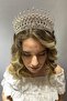 Anthracite Smoked Henna Model Bridal Henna Crown - 3