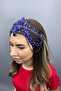 Cobalt Blue Hürrem Bridal Henna Crown - 2