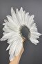 Hera Feathered and Embellished Bridal Henna Tiara Accessory - 7