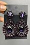 Purple Subra Bridal Henna Crown and Earrings - 2