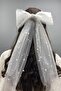 Tulle Pearl Bow Hair Accessory with Hair Clip - 2