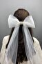 Jewelled Bow and Barrette Hair Accessory - 2