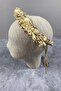 Bridal Outdoor Shooting Crown with Cream Cipsolu and Cotton Herb - 2