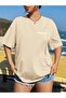 Women's Delightful Printed Oversize Loose T-Shirt - 3