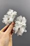 Laser Floral Stoned Hair Clip 2 Pieces - 3