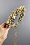 Bridal Outdoor Shooting Crown with Cream Cipsolu and Cotton Herb - 7