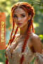 شعر صناعي لتضفير الشعر الأفريقي Rasta And Box Braid - برتقالي - 4