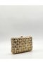Bride-after party gold metal case women's evening shoulder bag - 6
