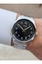 Silver Black Color Men's Wrist Watch - 2