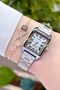 Gold Silver Color Women's Wristwatch - 3