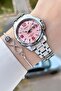 Silver Pink Color Women's Wristwatch - 2