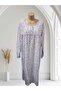 Flannel Winter Mother Nightgown - 5