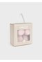 Newborn Girl Pompom Band Socks Set - 7