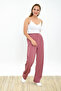 9292933 Double Pocket Wide Leg Pants Dried Rose - 8