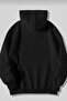 Cotton Cat Printed Oversize Hooded Sweatshirt - 3