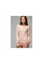 7489178 Yumoş Angel Pearl Blouse on the Back Pudra