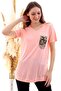 20050507 Single Jersey Sequin Patch V-Neck T-Shirt Y.Agzi