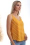 20333453 Kobe Polka Dot Patterned Rope Strap Blouse Mustard - 5