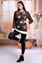 Cm8-1058 Sailor Pattern Knitwear Brown - 5