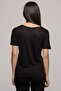 7050466 V-Neck Boyfriend T-Shirt Black - 2