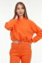 22033544 three thread hooded sweat+pocketed pant. Double taikm orange - 2