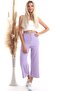 9092864 Azra Front Zipper Wide Leg Pants Lila - 3