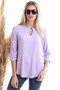20343352 Dok.Viskon Long Sleeve Blouse with Collar Accessories Lila - 3