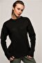 7376006 Crew Neck Long Sleeve Knitwear Black - 2