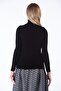 8386000 Slim Ribbed Camisole Turtleneck Long Sleeve Knitwear Black - 2