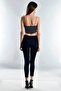 20071973 Camisole String Strap Bustier Black White - 6