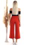 9092864 Azra Front Zipper Wide Leg Trousers Tile - 7