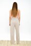 9292933 Two-Pocket Wide Leg Trousers Beige - 5