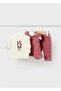 Newborn Girl Plush Vest 3 Piece Set