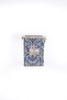 Er043-y1 حاوية تخزين معدنية مستطيلة منقوشة بالقهوة Azulejos مقاس 8 × 10 سم - 2