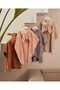 Outlet Export 100% Cotton Girls' and Boys' Sea, Beach, Pool, Bath Towel Poncho with Ears Rabbit/Taba - 4